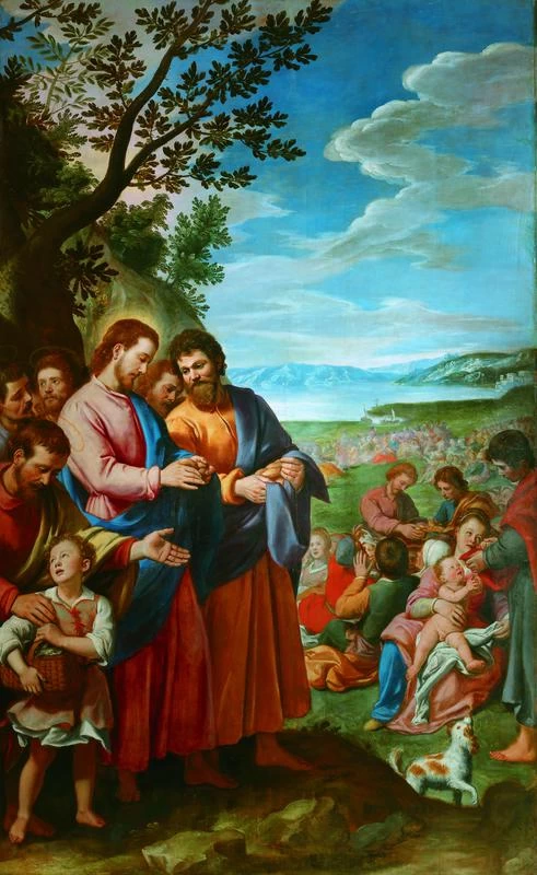 La moltiplicazione dei pani e dei pesci - Museo di Palazzo Pretorio, Prato